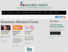 Tablet Screenshot of downtownallentown.com